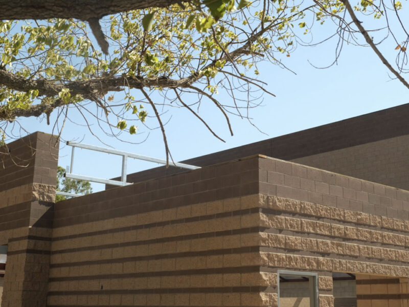 New Dell Roberts Gymnasium nears completion at Bordwell Park